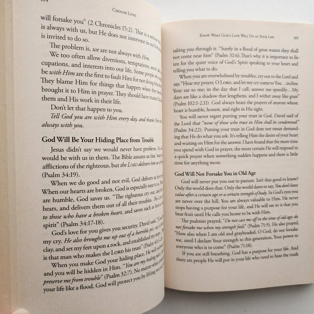 Choose Love The Three Simple Choices...& Prayer Study Guide Set by Omartian NEW